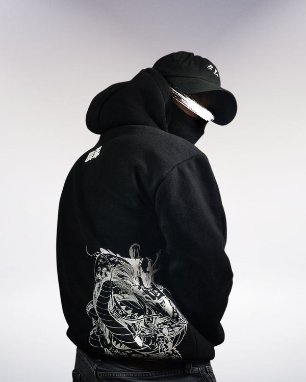 神龍 Shenron Black Heavy Hoodie - 辰年 Year of the Dragon Special