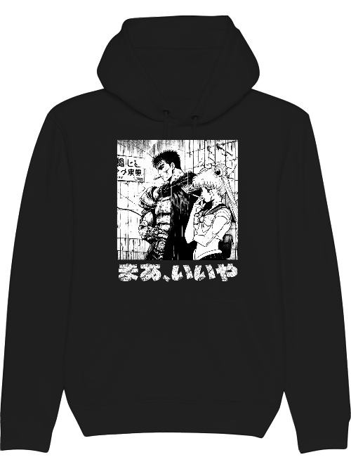 Berserk x Sailor Moon Whatever Black Hoodie