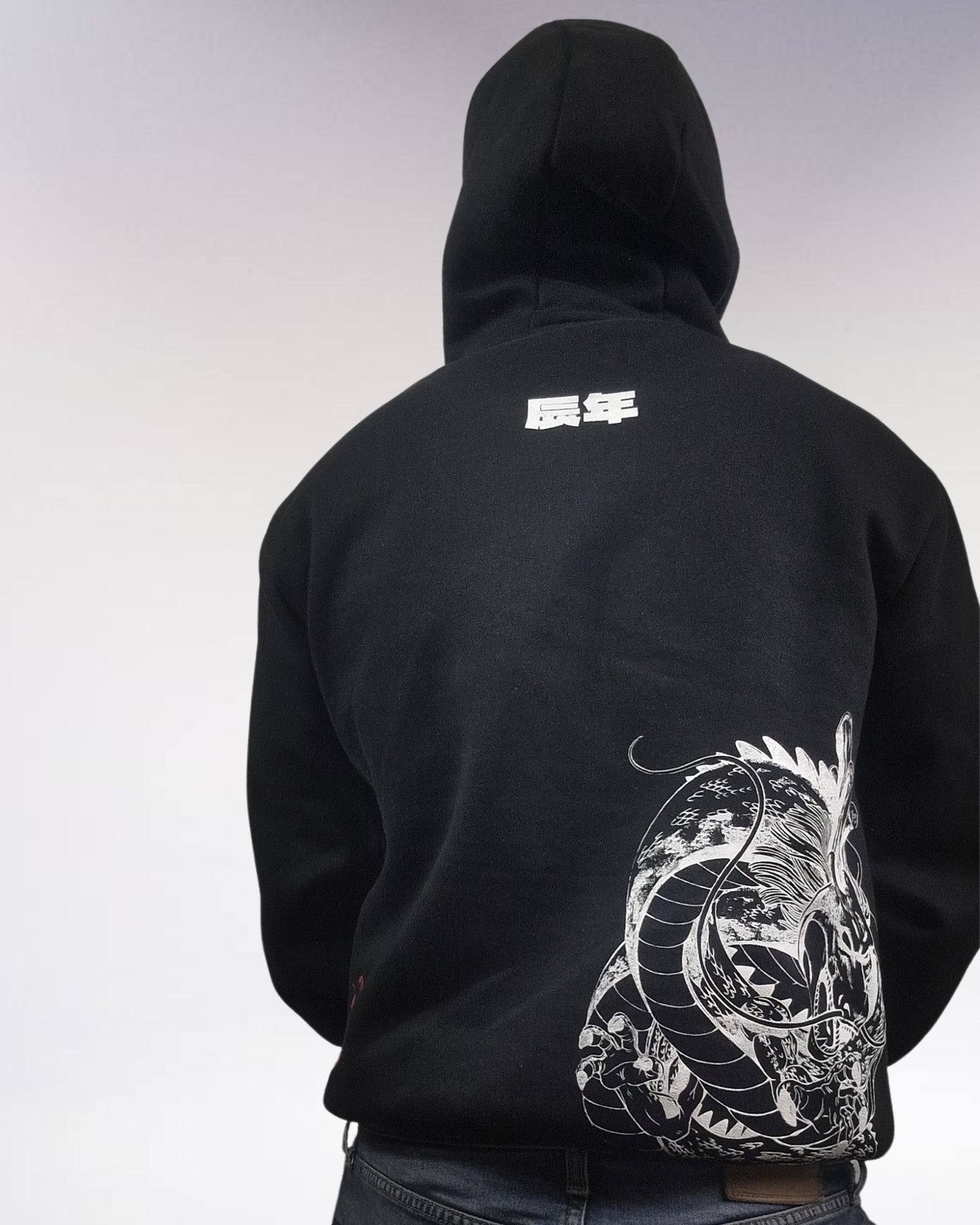 神龍 Shenron Black Heavy Hoodie 辰年 Year of the Dragon Special