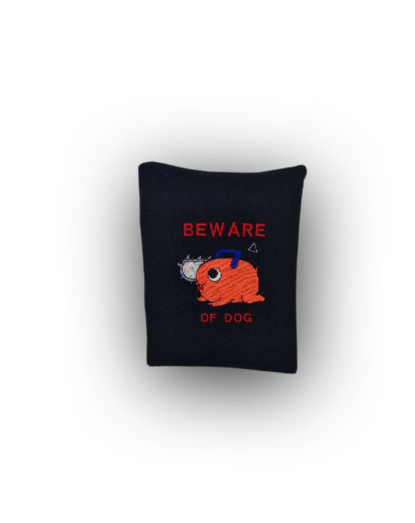 BEWARE OF DOG EMBROIDERY PREMKIUM HOODIE