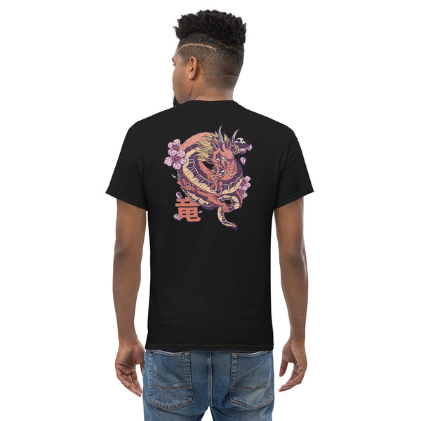 Premium Sakura Dragon Back Shirt