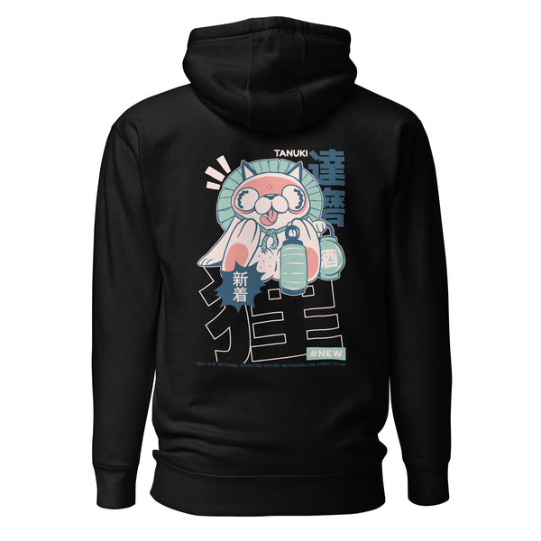 Premium Yokai Tanuki Back Hoodie