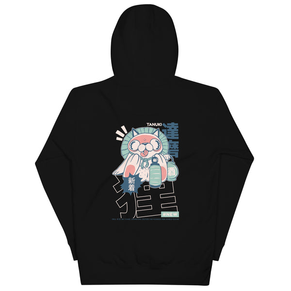 Premium Yokai Tanuki Back Hoodie