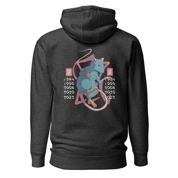 Premium Zodiac Mouse Back Hoodie